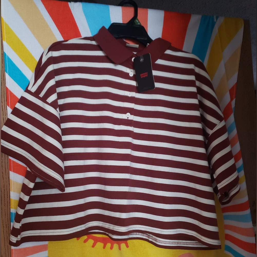Striped Womens  Levis Shirt